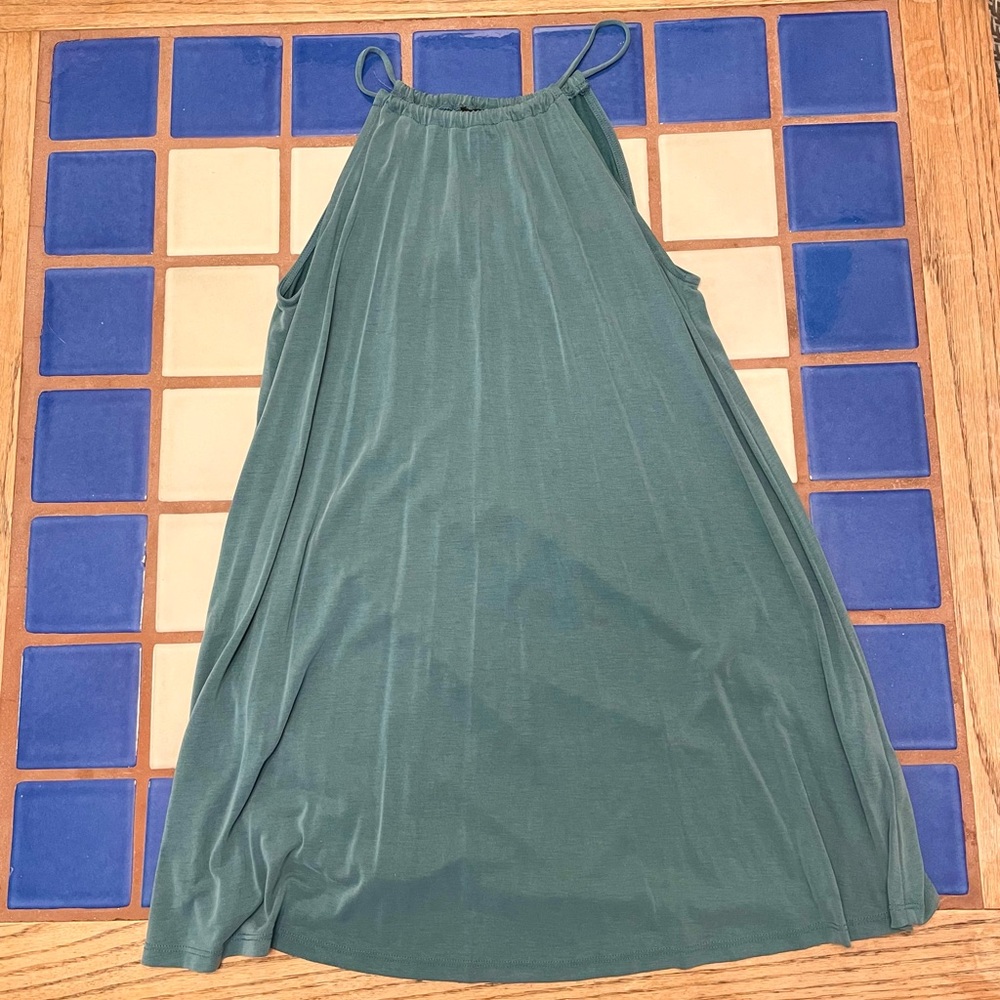 Turquoise Halter Top Dress 👗